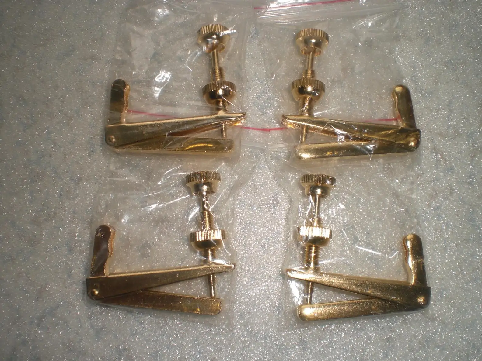 

4 PCs Quality Cello string adjusters 3/4 to 4/4 Cello tuners cello parts