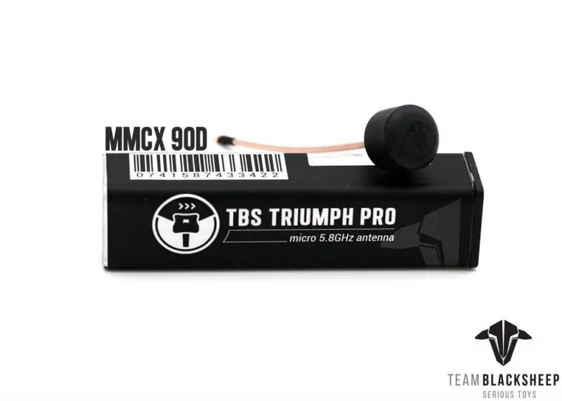 TBS TRIUMPH PRO SMA заглушка U. FL UFL MMCX 90 ° градусов 5,8G антенна для гоночного дрона FPV - Цвет: MMCX 90 Degree