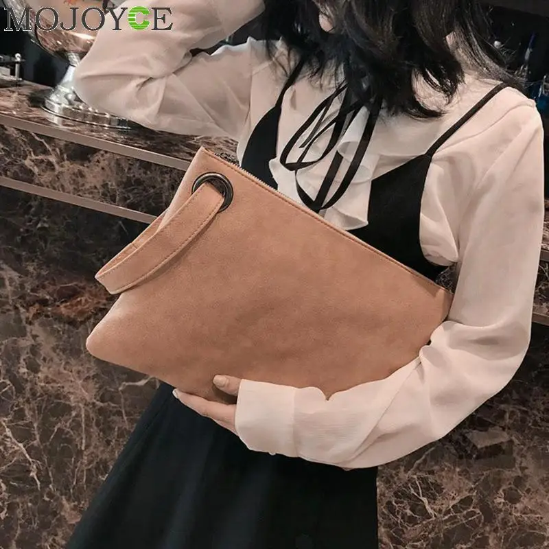 

Women Elegant Clutch Evening Bag Female Clutches Handbag Soft Pu Leather Women's Clutch Bag Simple Ladies Envelope Handbag Bolso