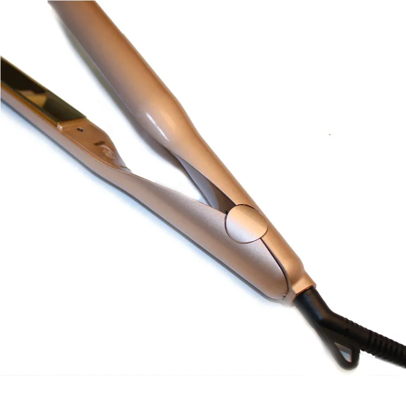

New Gold Plated Titanium Plate Straight Perm Convenient And Fast Modeling Tool 21 Straight Hair Curly Hair Curlers