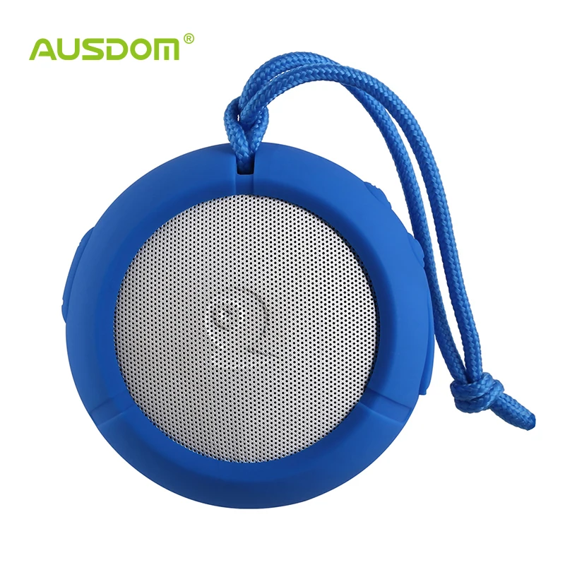

Ausdom AS2 Outdoor Portable and Bluetooth Speaker Water Resistant Shockproof Dustproof with Mic for Iphone/Android - Blue