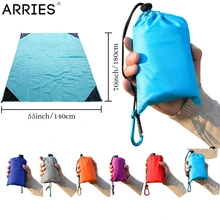Arries 140x180 см Карманный коврик для пикника, пляжный коврик, без песка, одеяло, лист, водонепроницаемый, для кемпинга, для улицы, пикника, палатка, складной чехол, постельные принадлежности