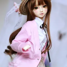 BJD Кукла одежда розовое пальто кардиган для 1/3 1/4 BJD DD SD MDD MSD SD17 дядя SSDF Размер куклы кукла одежда