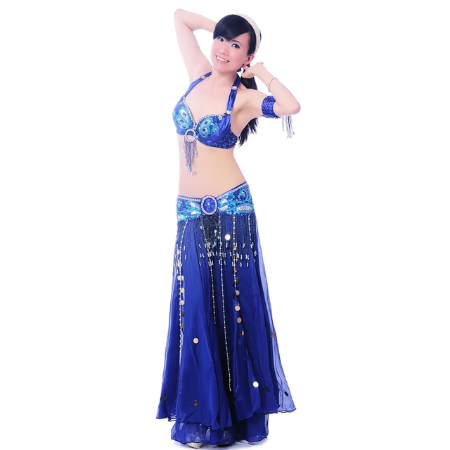  ROYAL SMEELA Belly Dance Costume for Women Chiffon Belly Dancing  Skirt Belly Dancing Belt and Bra Armbands Belly Dance Outfit : Clothing,  Shoes & Jewelry