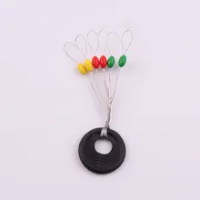 10Pcs/set Wholesale Colorful Rubber Oval Stopper Fishing Bobber Float Fishing Tackle