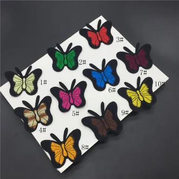 

Wholesale 20pcs 6.5*5.5cm Embroidered Sewing On Patch Iron-On Patch Stickers For Clothes Sewing Fabric Applique Supplies YH195