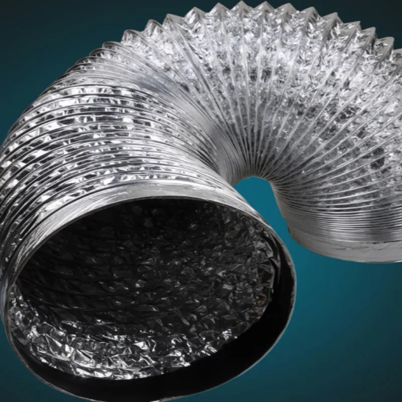 

folding length 2meter inner diameter 153MM 163MM 173MM 183MM pipa Tin foil pipe for Lampblack machine ventilator pipes