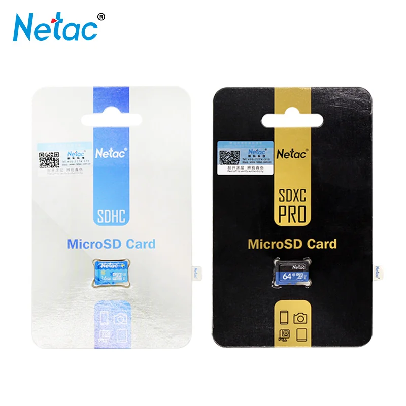 100% Original Netac P500 Micro SD Card UHS-I 16GB 32GB 64GB 128GB TF Card U1 Flash Memory Card High Speed Microsd For Smartphone