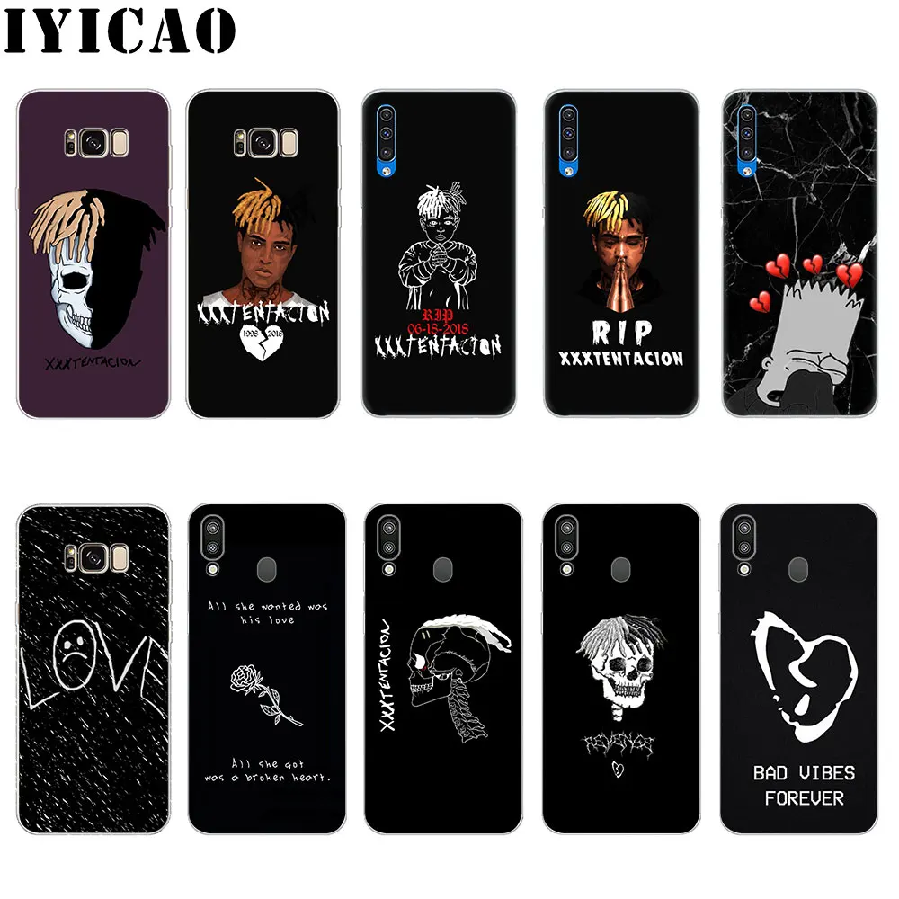 IYICAO в стиле хип хоп и рэп xxxtentacion жесткий чехол для Samsung Galaxy A3 A5 2015 2016 2017 A6 A7 A8 A9 плюс