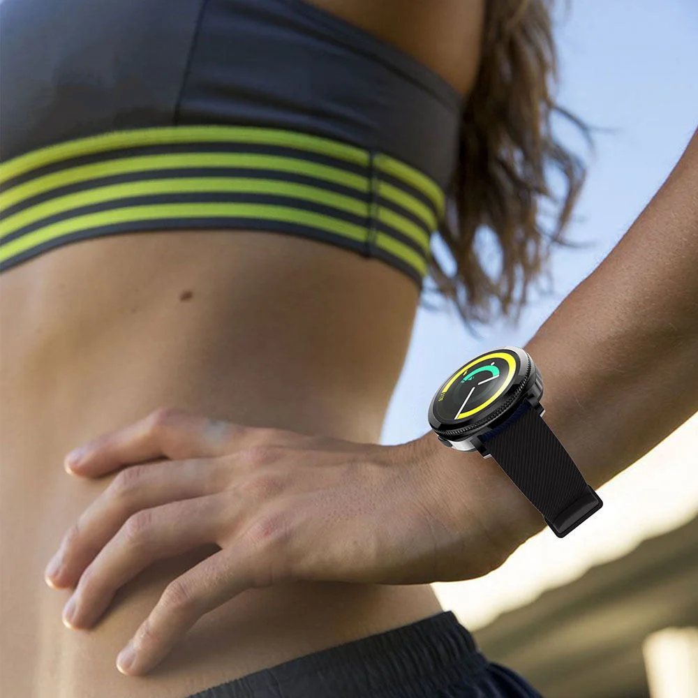 Amazfit ремешок Bip для samsung Galaxy часы активное 2/42 мм Шестерни спортивный ремешок 20 мм, ремешок для наручных часов correa в едином положении во время занятий легкой атлетикой, браслет ремень