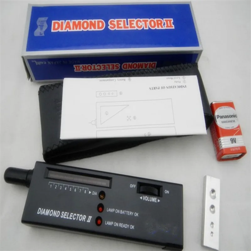 Free Shipping Portable Diamond Tester With Case & Gemstone Jeweler