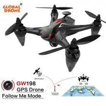 Дрона с дистанционным управлением ocday пульт дистанционного управления GW198 широкоугольная HD Камера удержания высоты 5G WI-FI с видом от первого лица, Follow Me(следуй за мной) 6-осевой Ray безщеточный Квадрокоптер с дистанционным управлением 3