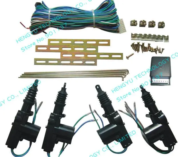 universal car central door locking system heavy duty power 12V 1master
