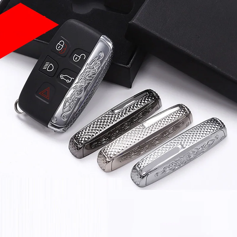 

For Land Rover Discovery 5 LR 4 For Range Rover Autobiography Velar Sport Vogue ABS Chrome Unique Design 5 Button Key Case Shell
