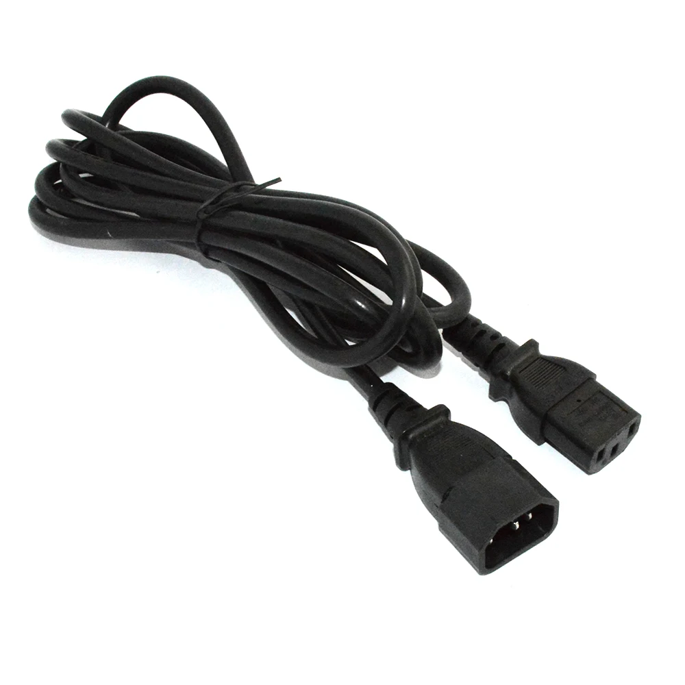 

RoHS Compliant C13 to C14 Adapter Cable 2M 3 Prong Female to Male Power Adapter Cable/Cord C13-C14 250V 10A Black
