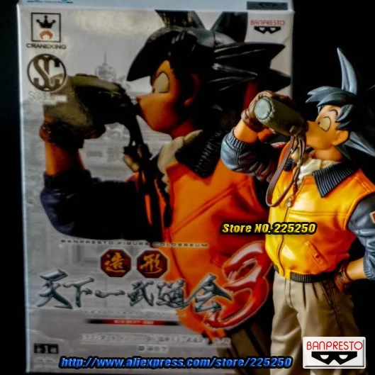 Японское аниме «драгонболл» Dragon Ball Z/Kai Banpresto скульптуры Zoukei Tenkaichi Budoukai 3 рисунок-Son Goku/питьевой воды