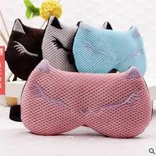 Маска для сна, защита от затенения, серия han, Модный милый мультяшный Кот, ледяной горячий, земноводный, вышитый енот, собака, ледяные пакеты