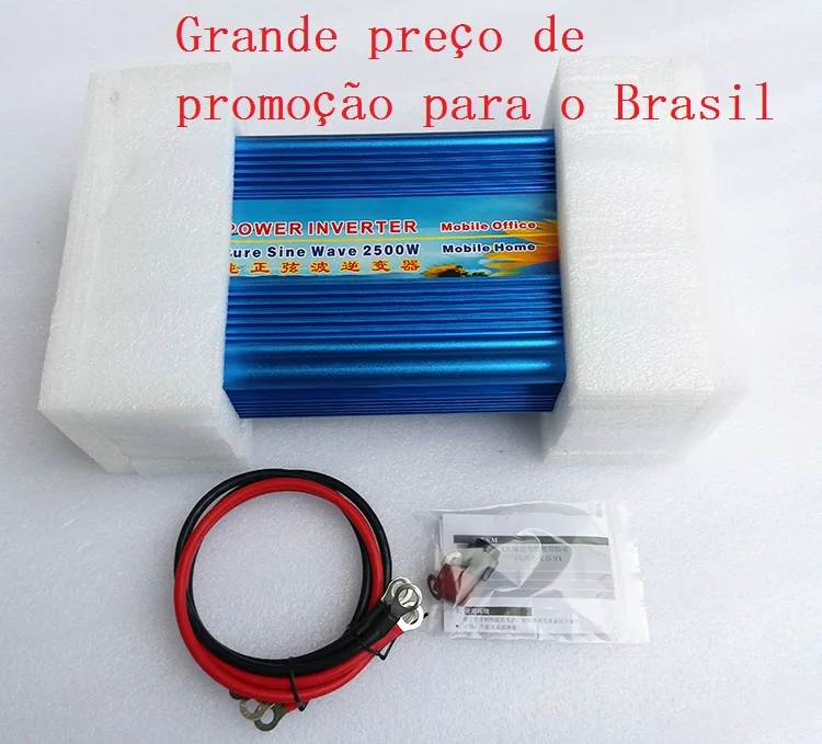 

2500W 12V to 120V 60HZ DC to AC Power Pure Sine Wave Inverter off Grid