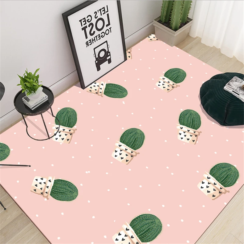 Japanese and Korean Cartoon Style Carpet Area Rug for Living Room Rugs for Children Rooms Modern Kids Decor Boy Floor Mat