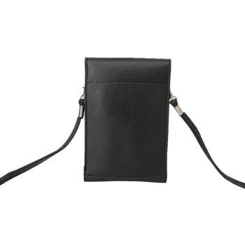 

High Quality Fuax Leather New Fashion Women Mobile Phone Shoulder Bag Pouch Case Crossbody Bags Purse
