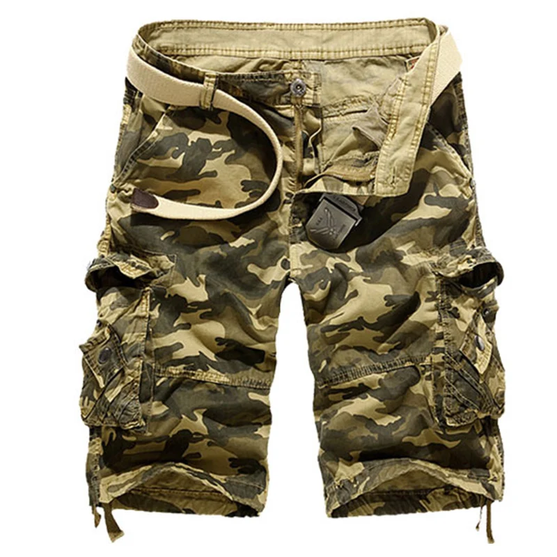 2017 New Brand Men Camouflage Summer Shorts Casual Shorts Multi pocket ...