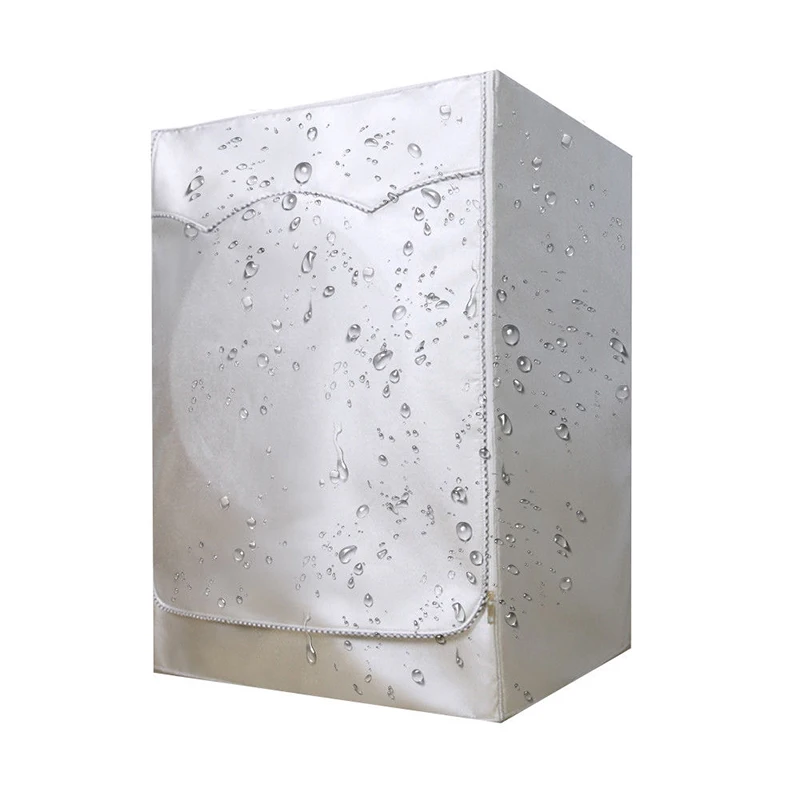 

Silver Washing Machine Cover Waterproof washer Cover for Front Load Washer/Dryer