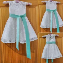 Новые кружевные платья с цветочным узором для девочек, пышное бвечерние альное платье с поясом и дырками для свадебного торжества для маленьких девочек, детское платье для причастия