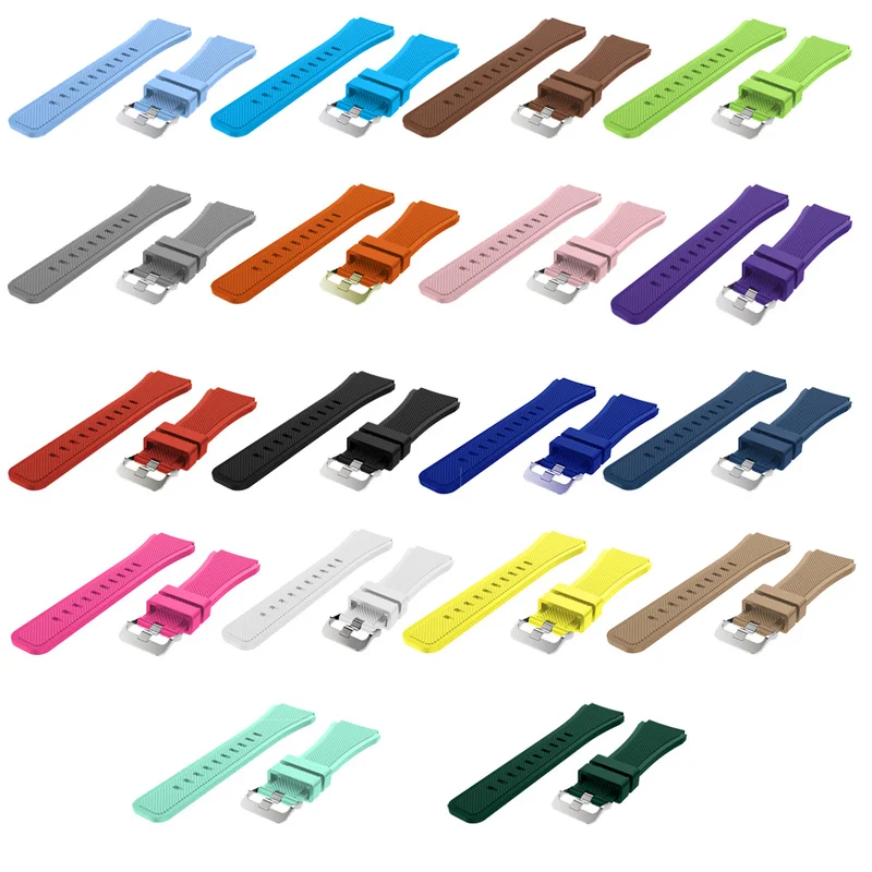 

Watch Strap Frontier Band for Samsung Galaxy Gear S3 22mm Replacement Silicone Watchband Bracelet for Huawei Watch GT Strap