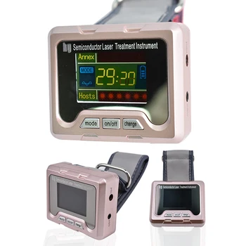 

650nm Laser Therapy Wrist Diode LLLT for Diabetes Hypertension Cholesterol Treatment Watch Laser Sinusitis Therapeutic Apparatus