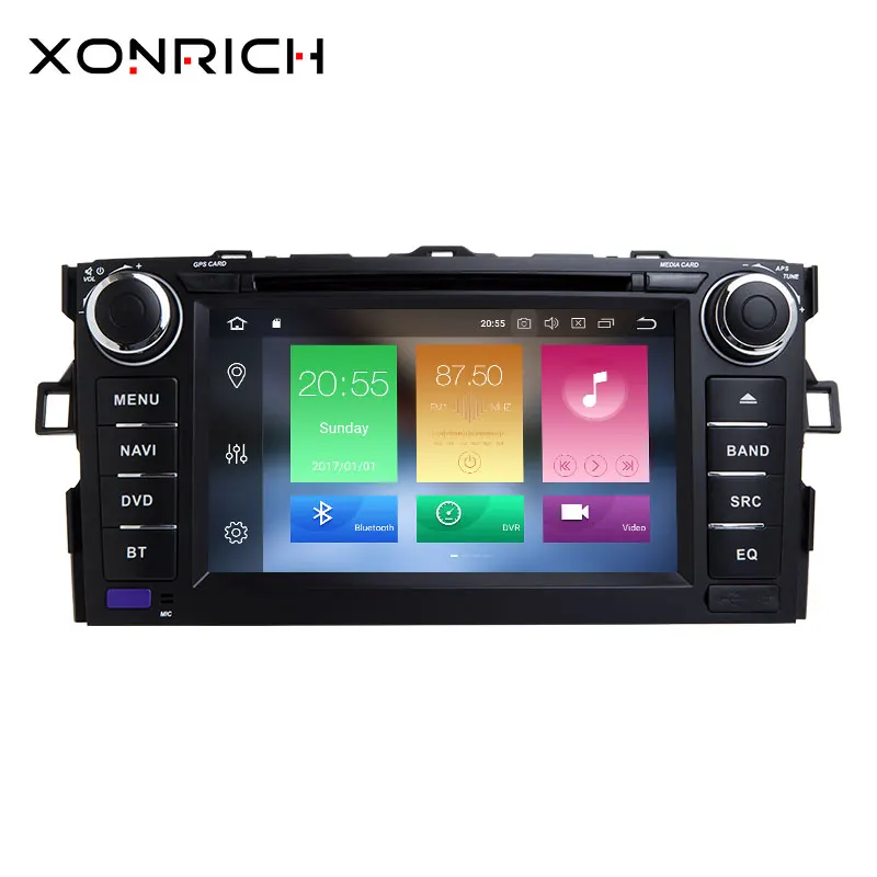 

Autoradio 2 Din Android 8.0 Car DVD Player For Toyota Auris Toyota Corolla Altis 2012 2013 GPS Navigation Multimedia Stereo Wifi