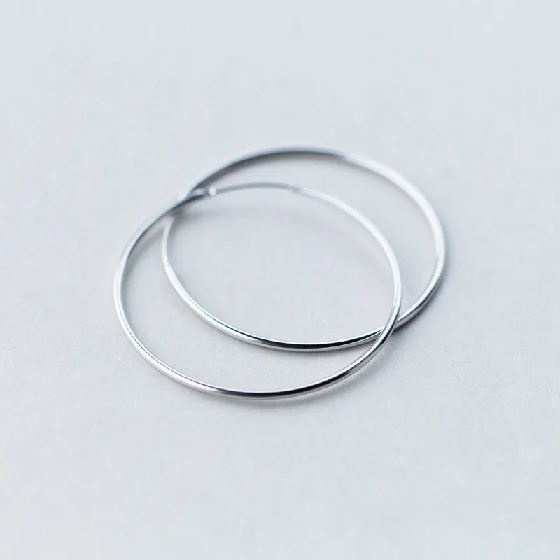 Серебряные серьги Ms.Betti 925 кольца для девочек 10 мм 15 20 30 40 50 60 фотоаксессуары