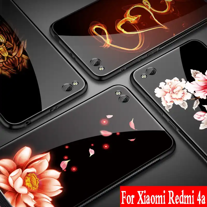 Kbubyt для Xiaomi Redmi 4A телефон Чехол Armor Роскошные кремния Рамки + закаленное Стекло