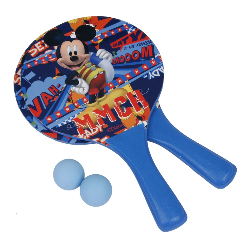 For Kids Adults Backyard Garden Toys Game Beach Ball Paddles Rackets Wooden Tennis Badminton Racquet (2)