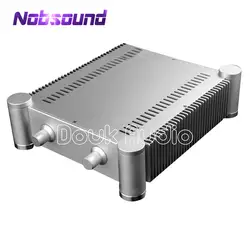 Nobsound круговой шарик белый Алюминий корпус DIY шасси HiFi усилитель поле