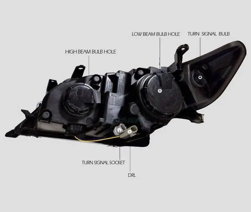 Светодиодный передний светильник для Toyota Camry версии США, головной светильник s 2012 2013, светодиодный прожектор DRL