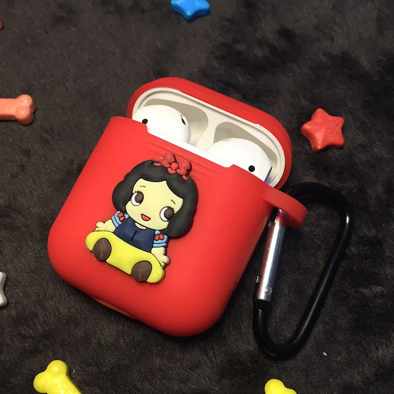 SophiaLong силиконовый беспроводной чехол для наушников AirPods Защитная крышка Miceky Minnie