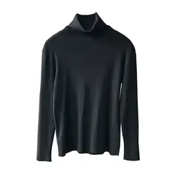 "Yan Shuang" 2019 Базовая рубашка с длинным рукавом Блузка Женский свитер Корейская версия высокой шеи плотный тонкий вязаный свитер женский 817