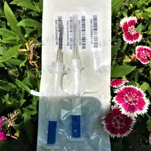 1,4*8 20 шт./лот FDX-B ISO11784/785 RFID Id инжектор ПЭТ стеклянная бирка микрочип шприц для животных Свинья Корова Крупный рогатый скот лошадь собака рыба