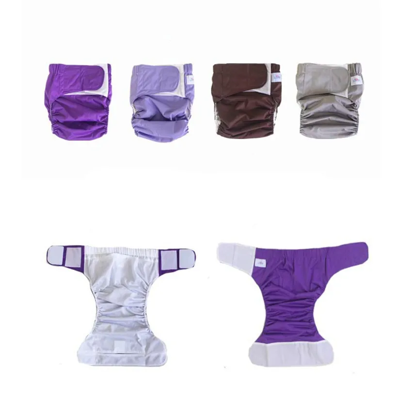 Многоразовые подгузники для взрослых влажные штаны с увеличенным кодом размер талии 2,7-3,6 футов регулируемые прокладки подгузников из ТПУ