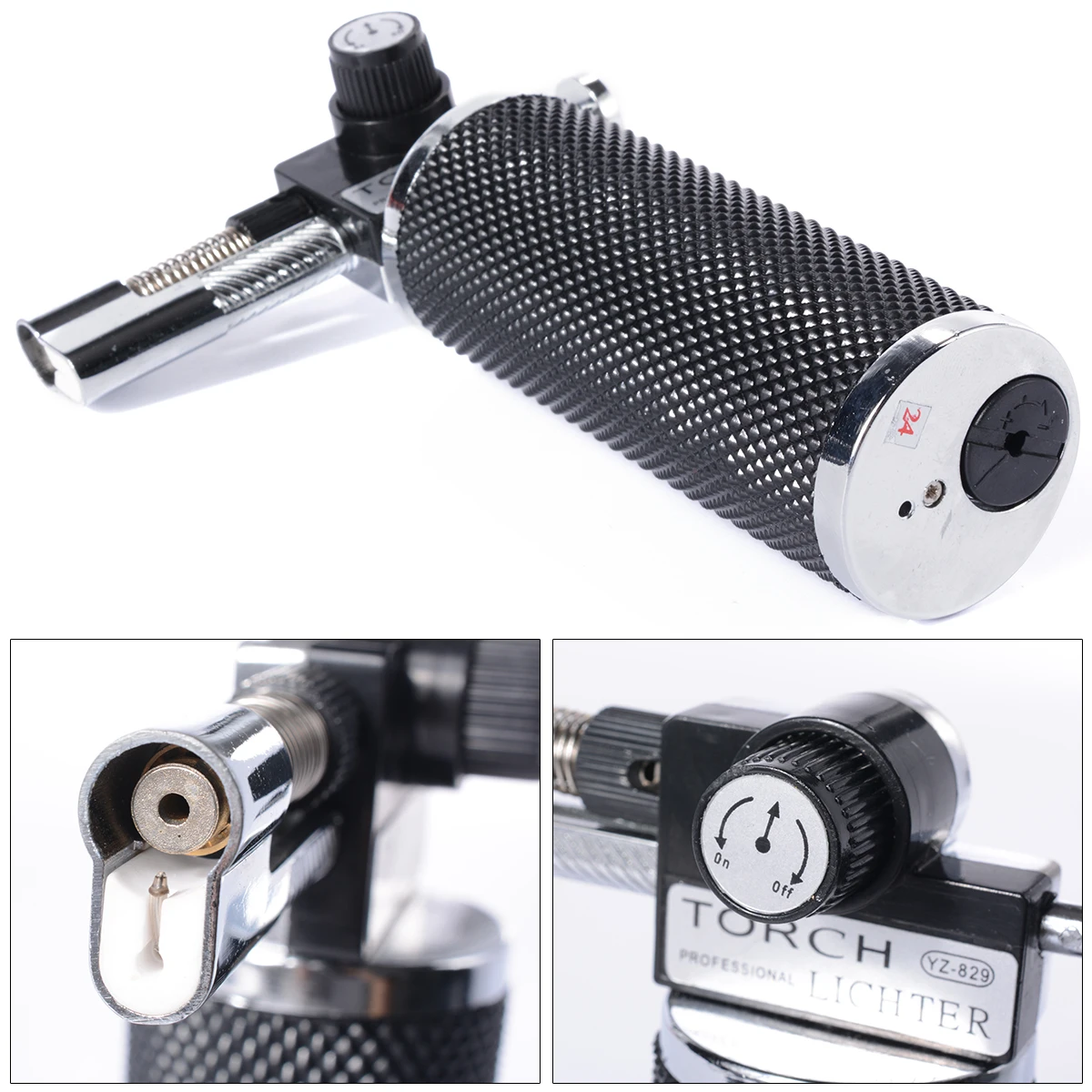 

Metal Gun Hot Butane Gas Welding Torches kitchen Tool Gas lighter churrasco corte Repeatable Inflatable Gadget BI016+