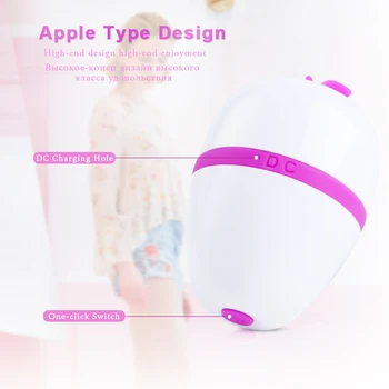 Apple Type Clitoris Sucking Stimulator Tongue Vibrator Nipple Sucker Massage Vibrators Sex Toys Female Masturbator for Women 2