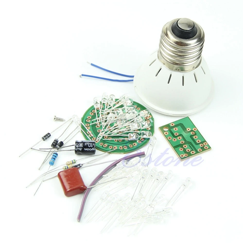 

New Energy-Saving 38 LEDs Lamps DIY Kits Electronic Suite 1 Set