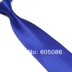 HOOYI однотонный, из полиэстра 2019 синий галстук для мужские галстуки 15 цветов