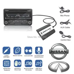 Doxingye для Nissan Almera Максима Teana Infiniti FX EX Bluetooth A2DP автомобиля MP3 адаптер AUX USB музыка Зарядное устройство громкой связи Bluetooth
