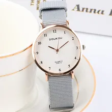 Top Brand Women Watches Ultra Thin Canvas Band Quartz Watch Fashion Female Wristwatch Relogio Feminino Zegarek Damski Clock brand julius women watches ultra thin leather strap watch band analog display quartz wristwatch luxury watches relogio feminino