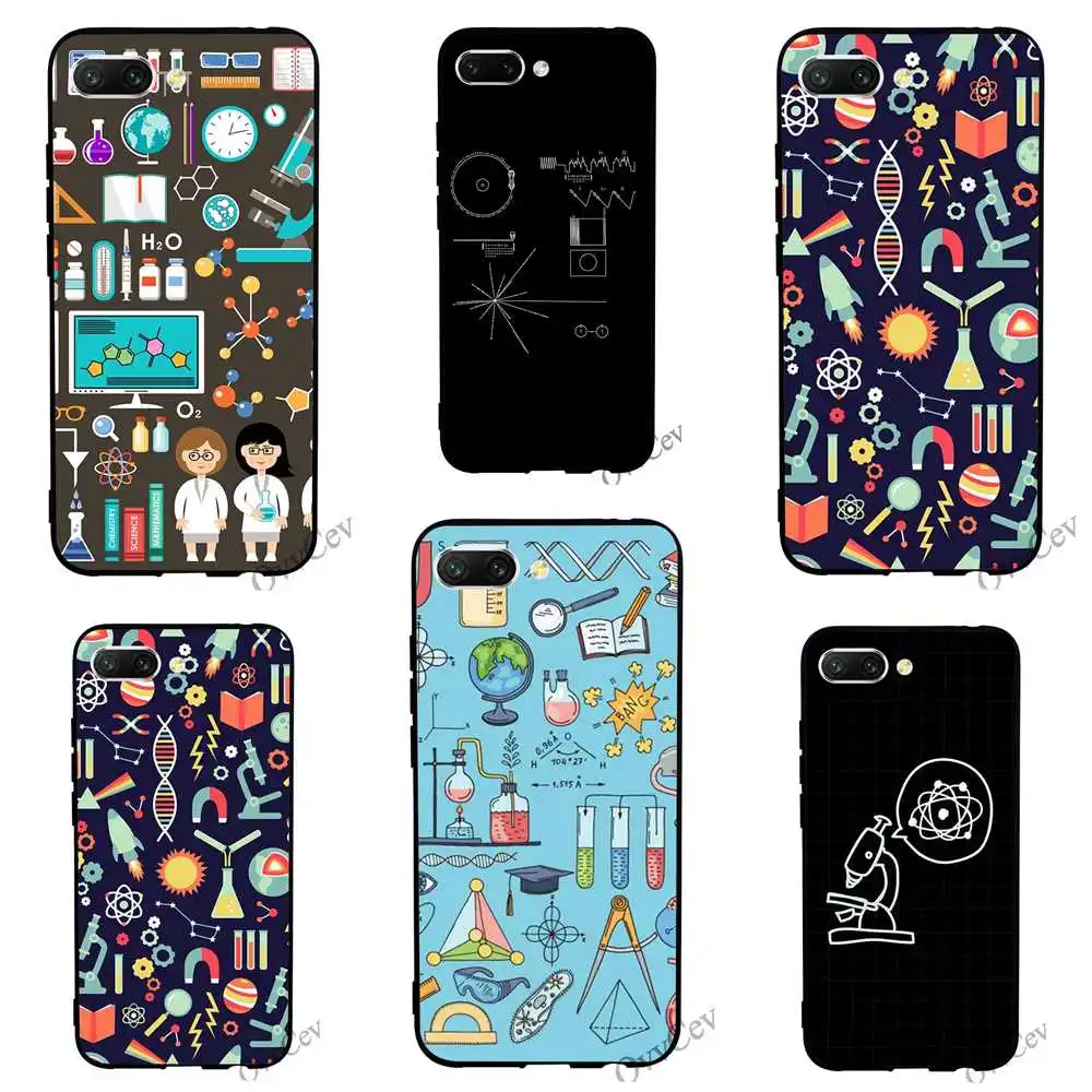 

Pattern Science Studies Icon Phone Cover for Huawei Honor 9 Lite Case 8 10 6A 7A Pro 7X 7C Y6 Prime Nova 3i 3 Covers Skin