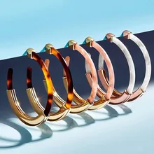 ZA ювелирные изделия многоцветные ацетатные акриловые большие круглые Висячие серьги для женщин золотой сплав геометрические свисающие серьги с бриллиантами