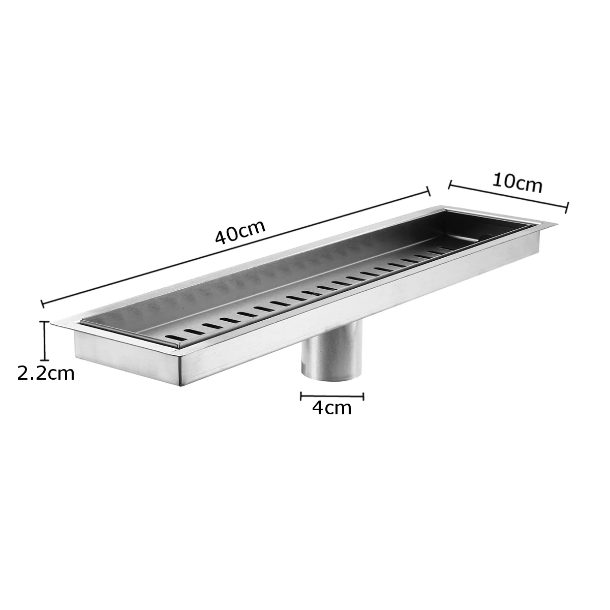 40*10 см 304 Нержавеющая сталь линейный анти-запах длинный дренаж пола в ванной комнате Невидимый душ Слив для бассейна стоки