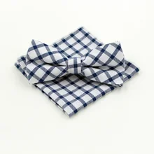 Милые! Мода микрофибра жаккард для мужчин хлопок сетки галстук-бабочка Hanky набор галстук-бабочка для мужчин Свадебный квадратный Карманный Жених бабочка S26