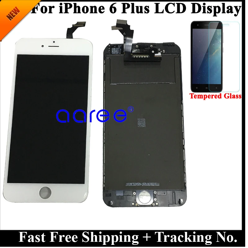 Класс AAA без битых пикселей ЖК-дисплей для iphone 6 lcd i6 Plus lcd для iphone 6 Plus дисплей ЖК-экран сенсорный дигитайзер сборка